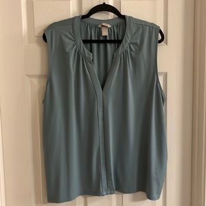 Light green sleeveless blouse H&M XXL